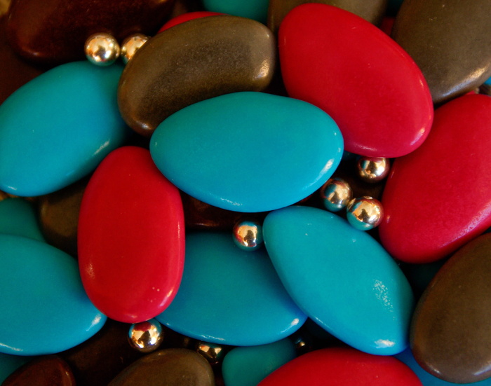 糖衣丸, 糖果, 糖果, 多色, 大群物体, 珠宝, 特写