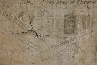 白色，混凝土，表面，报纸上盖，背景，报纸，出版社，老式