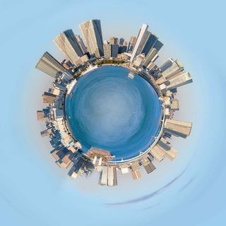 little，行星摄影，城市，行星，迷你，太空，纽约