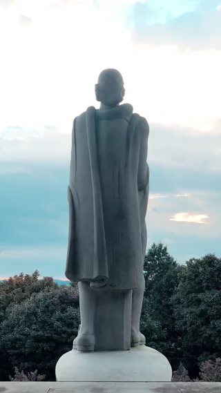 美国，普罗维登斯，雕塑，雕像，人类表现，表现，天空，艺术和工艺