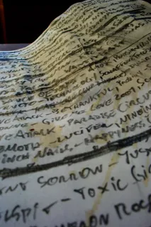 笔记，笔记，列表，字体，字母，铅笔，请假，手稿