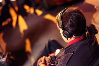 美国，伯班克，耳机，音乐，混音器，阴影，恐惧，人类