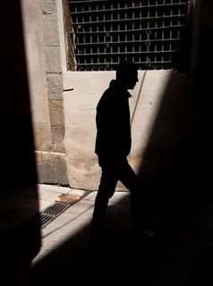 未知人物剪影摄影