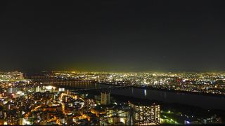 梅田，大阪，夜景，城市，建筑，照明，城市景观，夜晚
