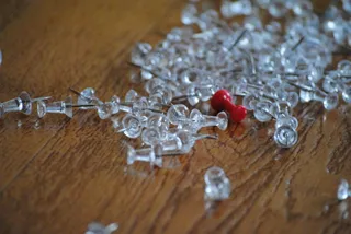 图钉，白色，纸张，商业，白色，纸，红色，办公室，空白