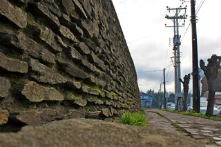 门，城堡，旧，建筑，墙，中世纪，入口，门