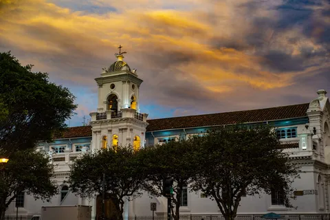 旧大教堂水池，大教堂，建筑，水池，遗产，建筑外观，建筑结构，树木