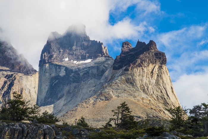 智利, 托雷斯德尔潘恩国家公园, 徒步旅行, 山, 托雷斯德尔潘恩, 天空, 自然, 森林
