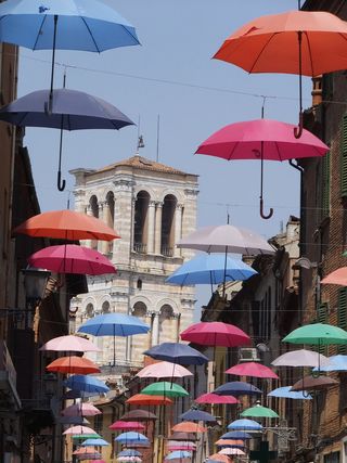 雨伞、阳伞、遮阳篷、城市、雨水、建筑、防护、建筑结构
