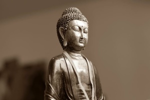 灰色佛像，佛像，冥想，东方，东方，精神，雕像，宗教