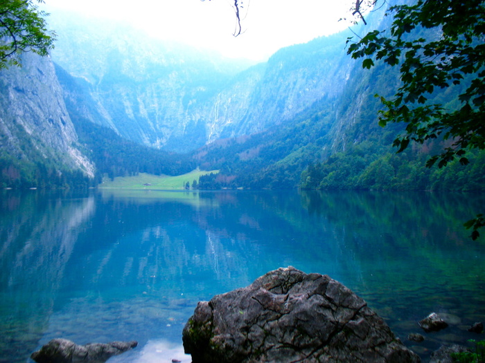 德国，schönau am königsse，köNigsse，宁静，湖，山，水，山