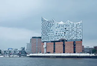 建筑、城市、天空、旅游、水域、易北河、港口、易北河爱乐厅