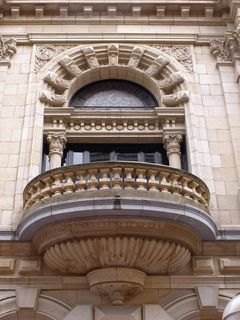 维兹卡亚论坛、阳台、毕尔巴鄂、宫殿、议会、西班牙、立面、历史建筑