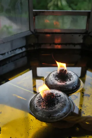 油灯，光，油，火焰，燃烧，火，火-自然现象，热-温度