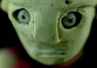 橡皮泥、脸、杂物、粘土、雕塑、工艺、眼睛、特写