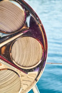 绳子, 船, 帆船, 货物, 连接, 画, 固体, 滑轮