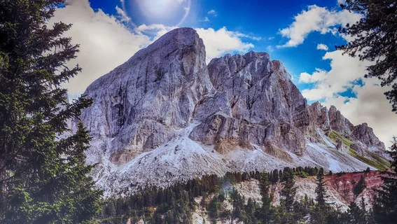 岩石, 自然, 景观, 石头, 天空, 户外, 小山, 阳光