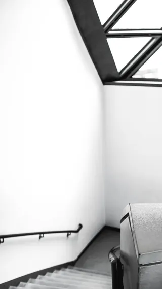 室内，窗户，黑，白，黑白，建筑，城市线，建筑