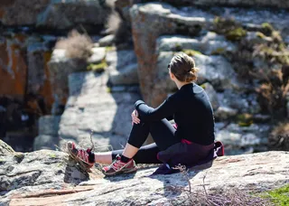深渊，山脉，岩石，宁静，自然，岩石，固体，岩石-物体