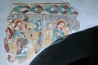 耶稣、壁画、壁画、历史、教堂、亲吻、犹大亲吻、逮捕