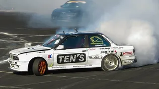 漂流，运动，漂流，汽车，速度，赛车，快速，烟雾