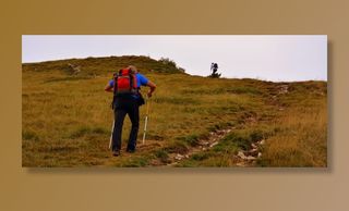 小径、徒步旅行、攀登、步行、登山、巴尔多、意大利、徒步旅行