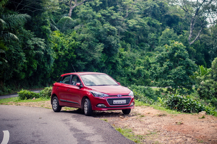 ponmudi，印度，汽车，自然，红色，现代，树木，旅行