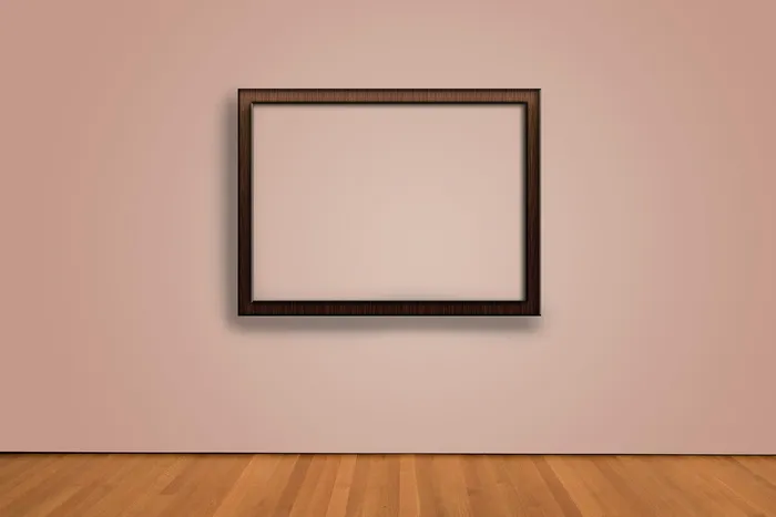 海报，画框，实物模型，海报实物模型，空画框，木材，硬木地板，地板