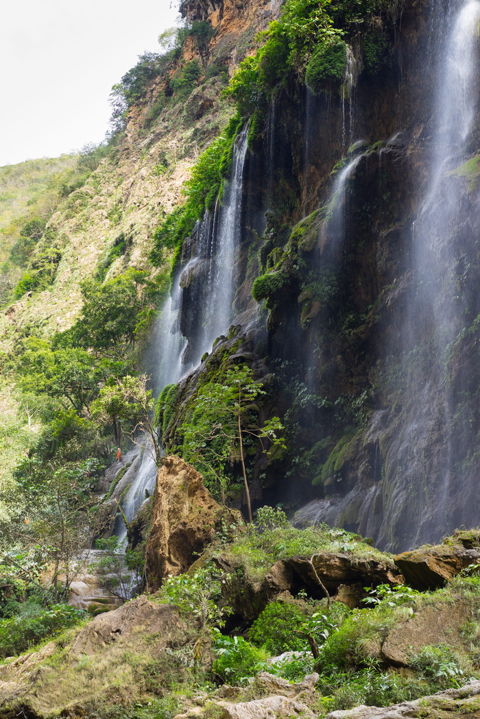 瀑布，水，风景——自然，运动，长时间曝光，自然之美，模糊运动，流水