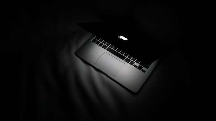 转身, 银色 macbook, 白, 纺织, 笔记本电脑, 苹果, macbook, 电脑