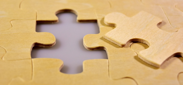 棕色、拼图、拼图、最后一部分、拼接、插入、共享、拟合