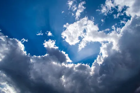 多云的天空 多云的天空