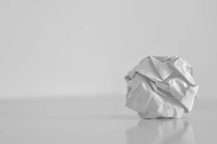 皱折，纸，选择性，聚焦摄影，白色，卡片，皱折纸，摄影棚拍摄