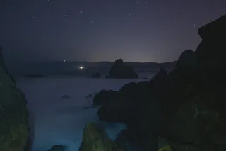 海滩，黎明，黄昏，黄昏，雾，雾，阴沉，朦胧