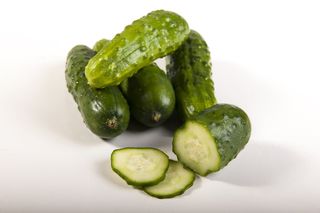 切片黄瓜，绿色，黄瓜，蔬菜，蔬菜，胡尔塔，天然，水果