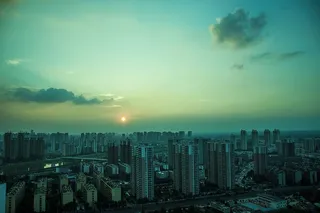 湖北襄阳襄樊夜，建筑外观，建筑，天空，城市，建筑结构