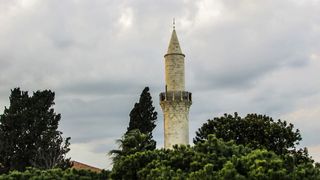 塞浦路斯，拉纳卡，清真寺，宣礼塔，奥斯曼帝国，建筑，建筑结构，建筑外观