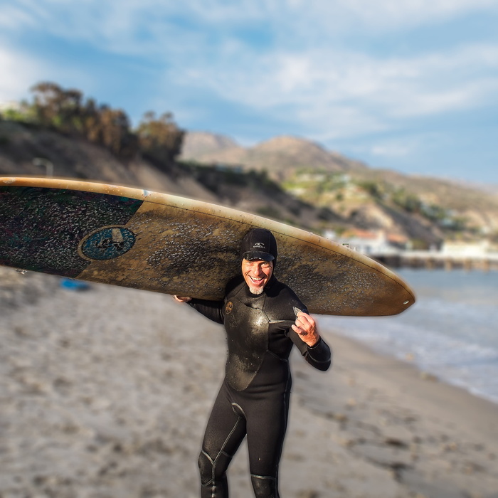 美国，马里布，冲浪生活，冲浪者，肖像，冲浪板，本地，一个人