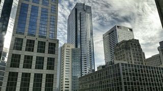 城市、天空、天际线、建筑、建筑、商业、城市景观、市中心