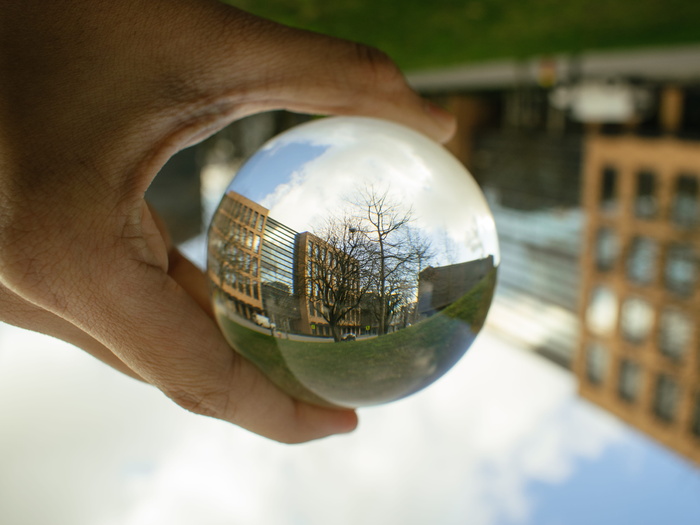 加拿大，温哥华，不列颠哥伦比亚大学，lensball，perspective，glass，glass ball，crystal