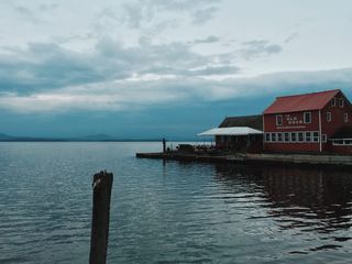 美国，埃塞克斯，埃塞克斯渡口，纽约州，纽约州，湖，水，涟漪