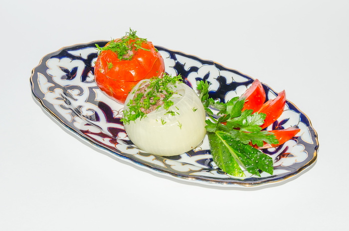 沙拉、开胃菜、有用、夏季、营养、晚餐、菜肴、蔬菜