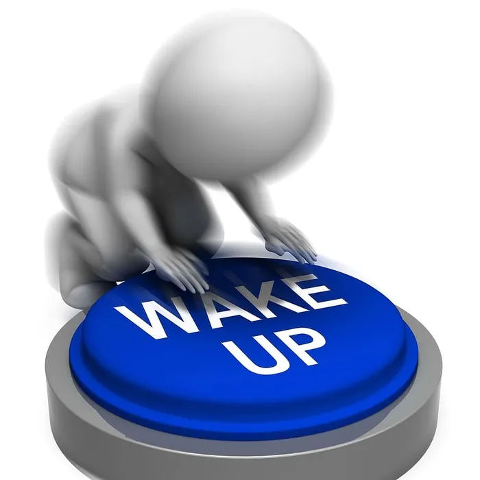 按Wake Up可显示警报和上升