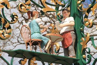 美食, 服务员, 吃, 一天, 人, 室内, 特写, 表示