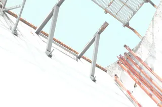 阿根廷，拉雷亚，建筑，结构，墙，钢，混凝土，线路