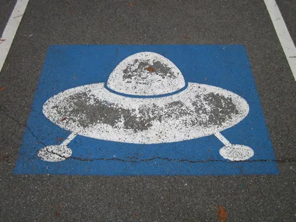 停车位、停车场、ufo、象形图、标志、娱乐、沥青、城市