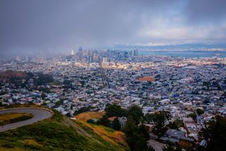 旧金山, 双峰, 美国, 城市, 建筑物, 海岸, 建筑外观, 体系结构