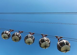 法国，格勒诺布尔，蓝色，晴朗的天空，天空，有线电视，自然，白天