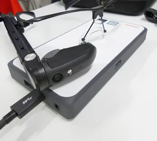 头戴式、显示器、特写、头盔显示器、便携式、计算机、未来