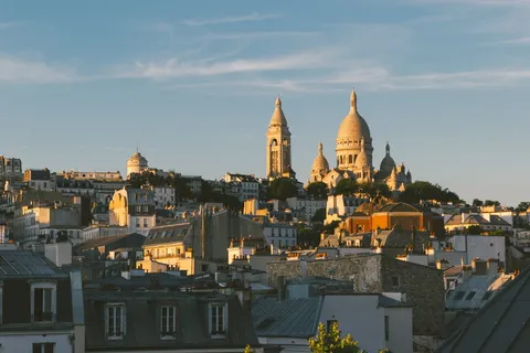 树、城市、山顶、小丘、小山、小山、房子、家